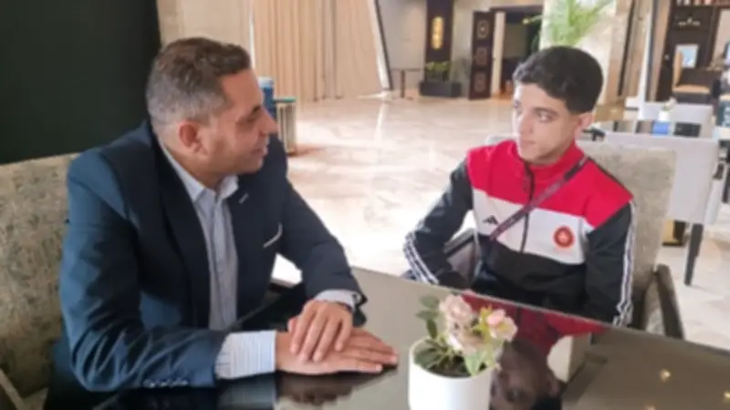 اتحاد المصارعة يكرم البطل عبدالله حسونة في البطولة الأفريقية