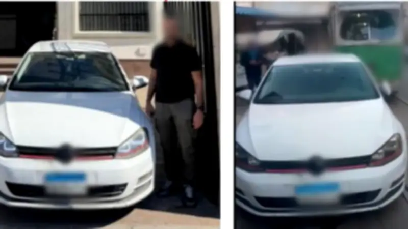 القبض على مالك سيارة أوقفها على شريط الترام بالإسكندرية