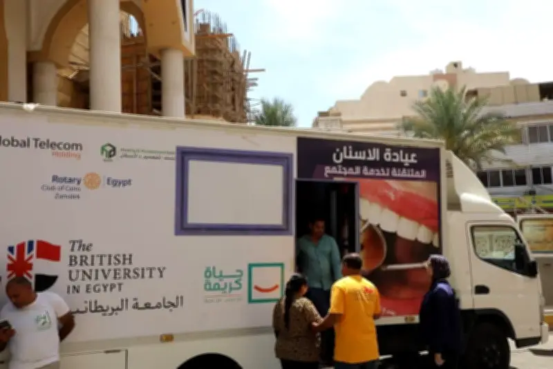 الجامعة البريطانية تنظم قافلة طبية شاملة بالغردقة