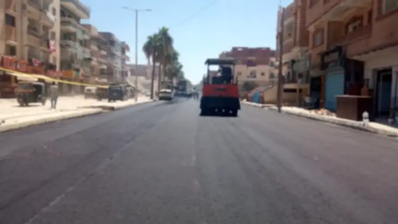 بدء المرحلة النهائية لتطوير الطريق المزدوج بمدينة فايد في الإسماعيلية