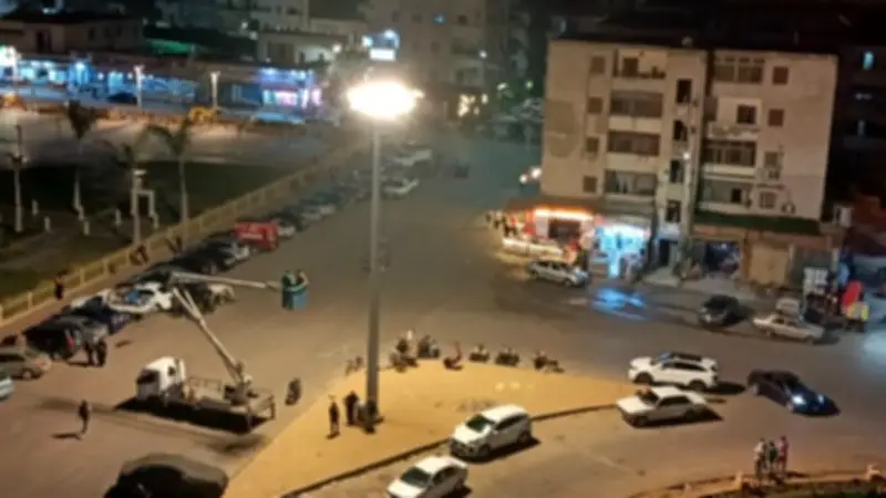 بدء التشغيل التجريبي لأول نظام إضاءة ذكي موفر للطاقة في كفر الشيخ