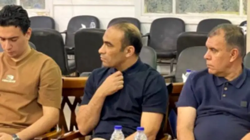 سيد عبد الحفيظ والقباني يعزيان إبراهيم سعيد في وفاة والدته