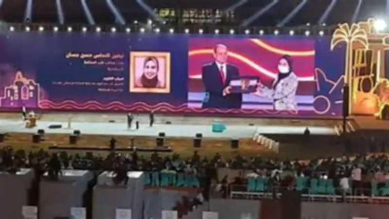 كريمة عبدالرحمن: تكريم الرئيس السيسي حافز لعطاء وعمل مضاعف