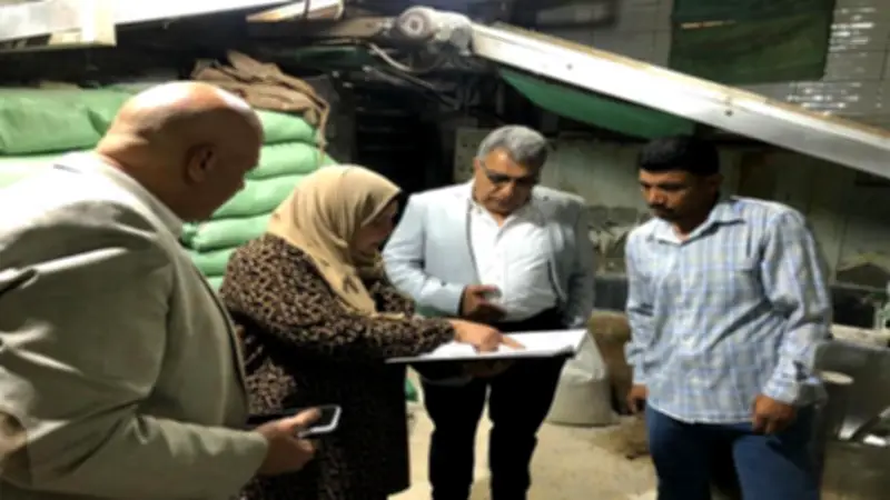 تخفيض حصة مخبز في الدقهلية بسبب نقص وزن الرغيف