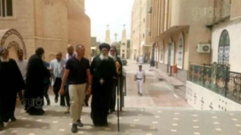 محافظ أسوان يزور دير الأنبا باخوميوس بإدفو لتعزيز الوحدة الوطنية