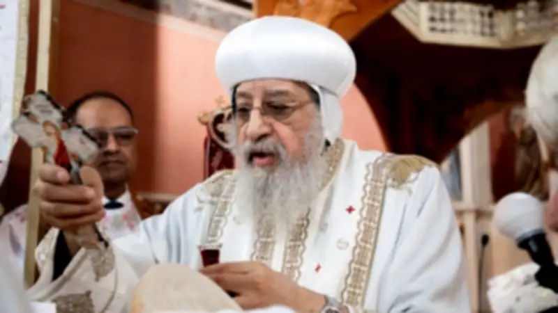 البابا تواضروس يصلي قداس الأحد الثالث بكاتدرائية العذراء المنتصرة في فيينا