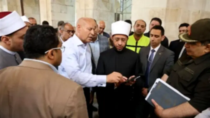 وزير الأوقاف ومحافظ القاهرة يتابعان ترميم المساجد والأماكن الأثرية
