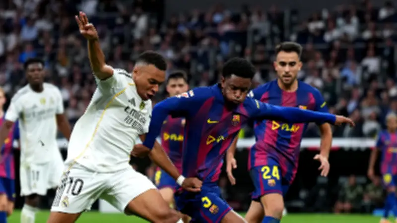 غموض يحيط بمشاركة مبابي في الكلاسيكو المرتقب بين برشلونة وريال مدريد