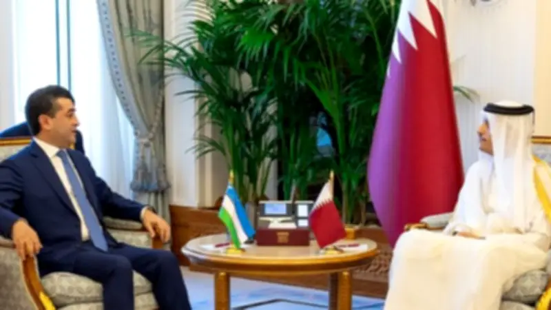 قطر وأوزبكستان تبحثان تطورات المنطقة وجهود خفض التصعيد