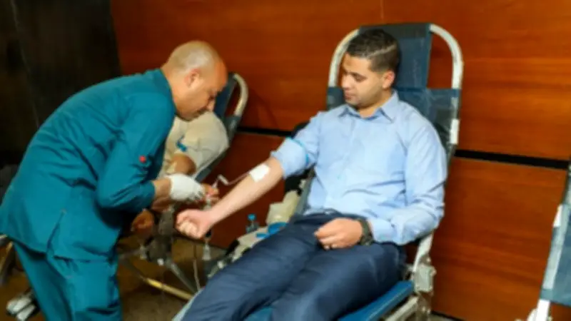 البنك الزراعي المصري يطلق حملة للتبرع بالدم لموظفيه بالتعاون مع الصحة