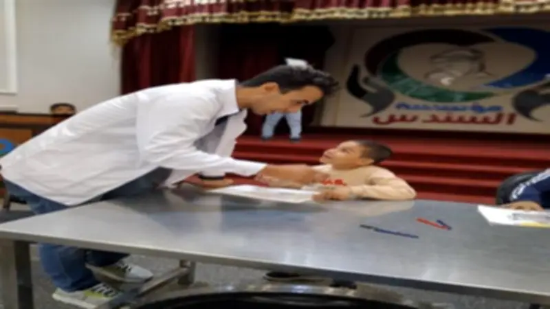 وزارة الصحة تطلق قافلة أسنان متكاملة بدار السندس لذوي الهمم