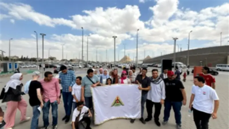 زيارة وفد طلاب ذوي الهمم بجامعة بنها للمتحف المصري الكبير