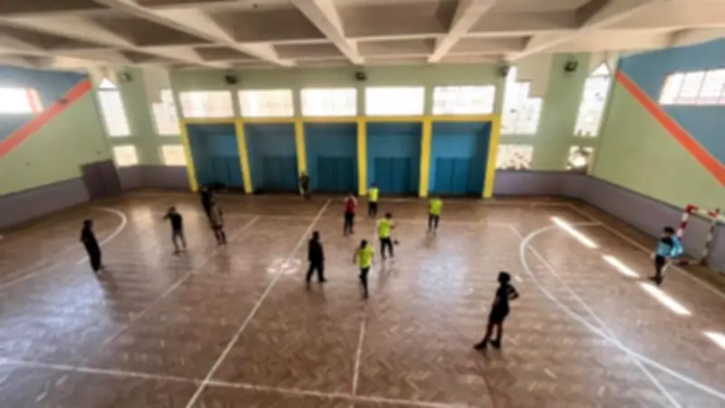 تنمية المهارات البدنية لطلاب التمريض بدمياط في يوم رياضي