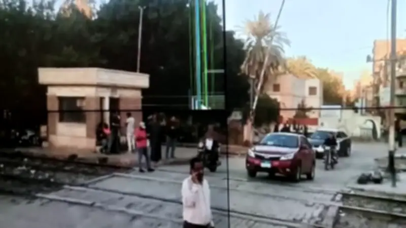 عودة حركة القطارات لطبيعتها بعد خروج عربة بضائع عن مسارها ببني سويف