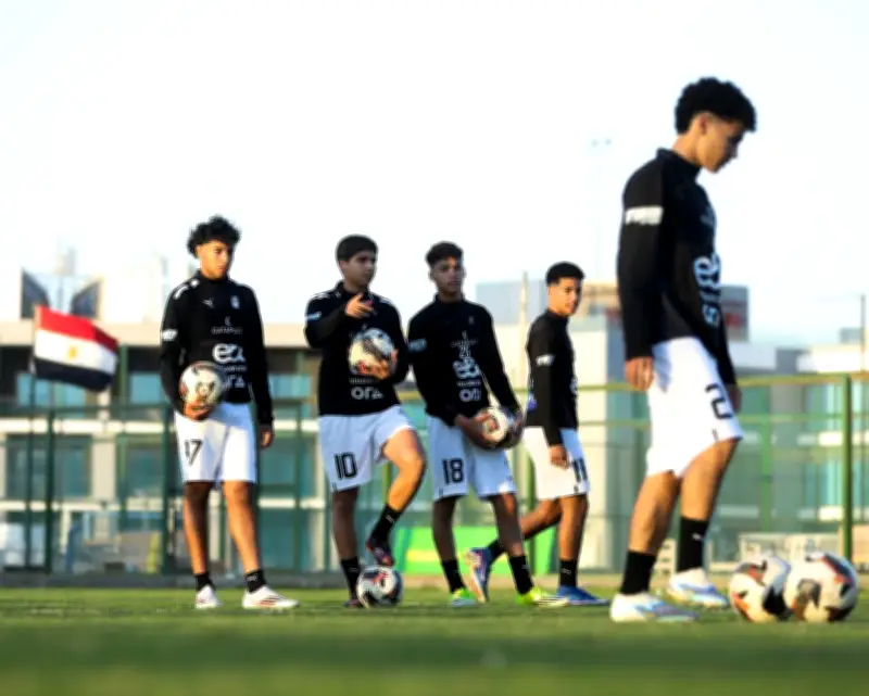 منتخب الناشئين يختتم تدريباته استعداداً لمواجهة الزمالك ودياً