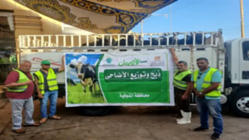 تضامن المنوفية وجمعية الأورمان تطلقان خطة متكاملة لذبح وتوزيع آلاف الأضاحي على المحتاجين