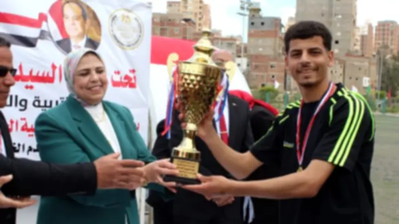وكيل تعليم بني سويف يهنئ منتخب الصم وضعاف السمع لفوزه ببطولة الجمهورية