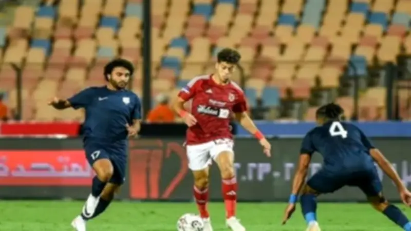 الأهلي يتقدم على إنبي بثنائية في الشوط الأول بالدوري المصري
