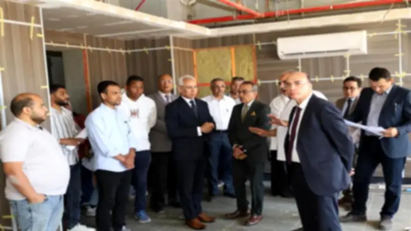 رئيس جامعة المنيا يتفقد التجهيزات النهائية لأكبر مستشفى للأمراض العصبية والنفسية