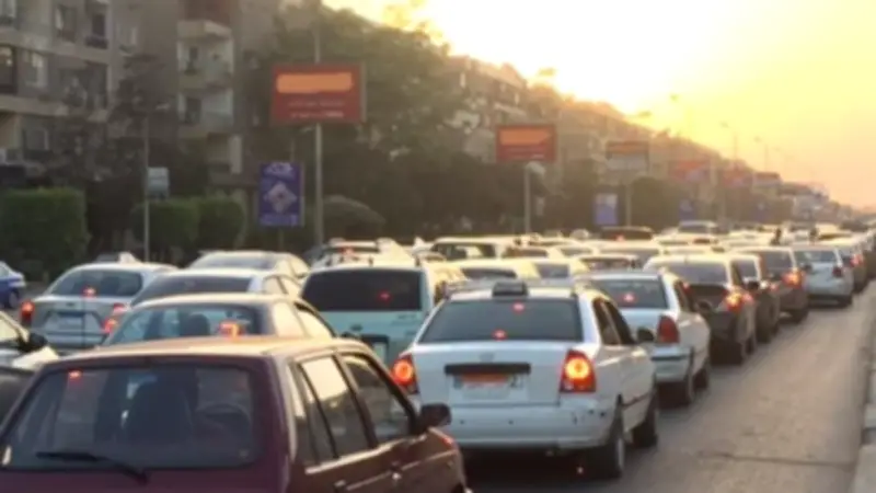 حالة المرور اليوم: كثافات متحركة بمحاور القاهرة والجيزة والقليوبية