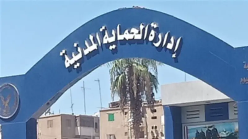 قوات الحماية المدنية بالفيوم تخمد حريقا في مخزن خردة بسنورس