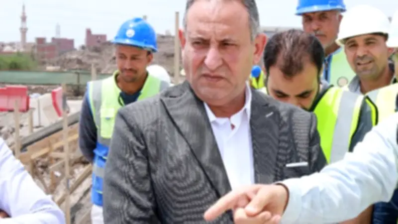 مراجعة تنفيذ أكبر محطة معالجة صرف صحي عملاقة في طنطا