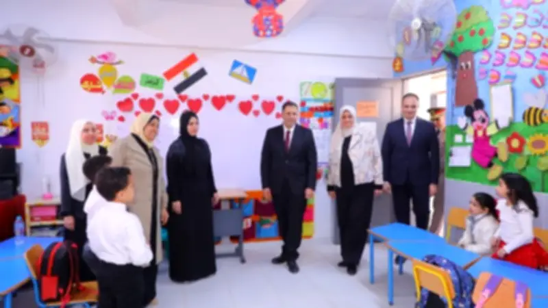 افتتاح مشروع تطوير مدرسة التجريبية المطورة بالأعصر بدمياط