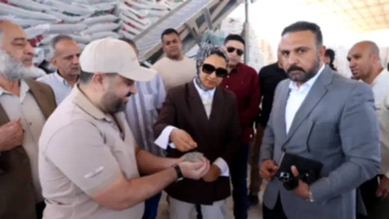 محافظ الوادي الجديد تتفقد أول مصنع للأسمدة الفوسفاتية بالخارجة