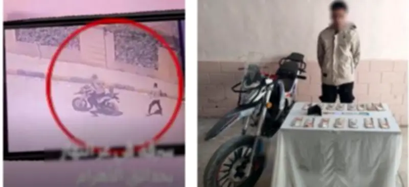 ضبط عاطل سرق حقيبة مندوب مبيعات في أحد شوارع الجيزة