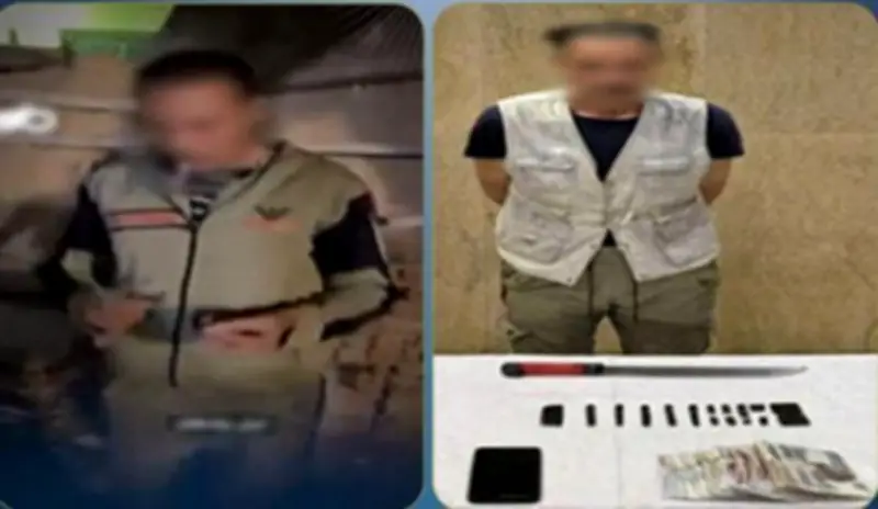 ضبط عاطل بحوزته حشيش وسلاح أبيض في حلوان