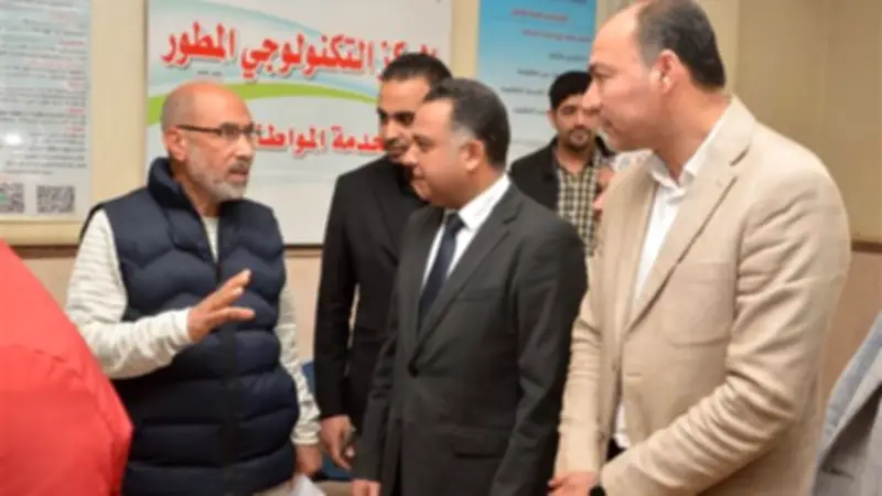 نائب محافظ البحيرة يتفقد المركز التكنولوجي بشبراخيت ويوجه بتسريع الإجراءات