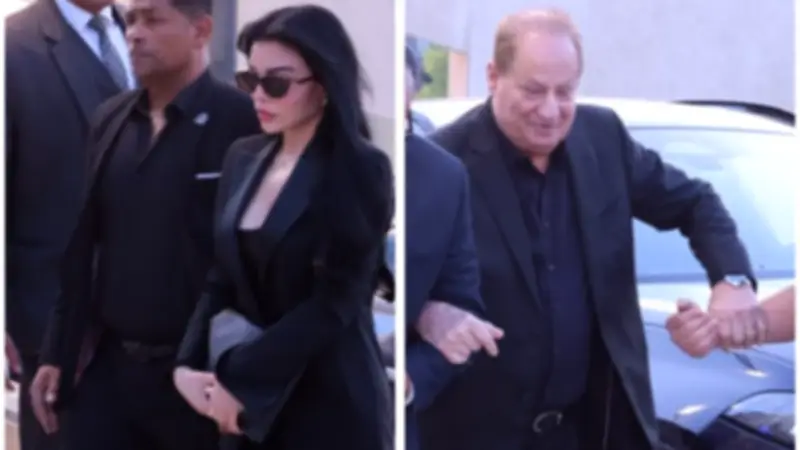 بدء عزاء هاني شاكر بحضور هاني مهنا وهيفاء وهبي في مسجد أبو شقة