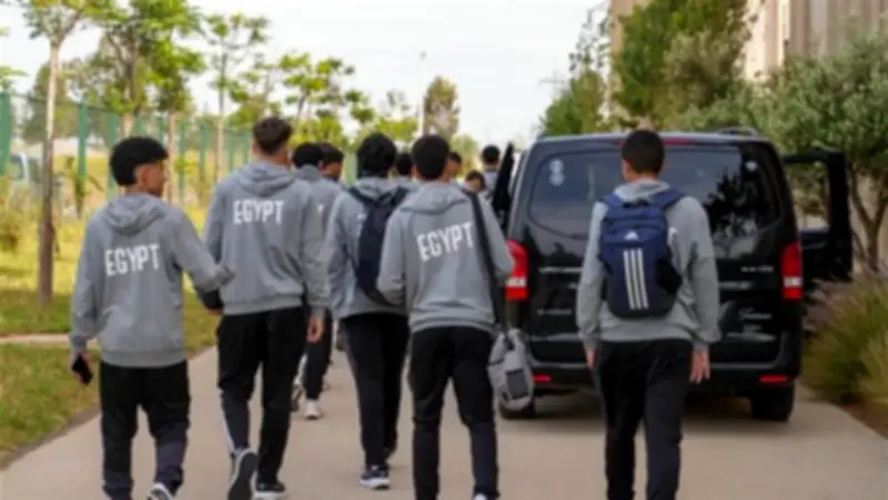 وصول بعثة منتخب مصر للناشئين إلى المغرب استعدادًا لأمم أفريقيا