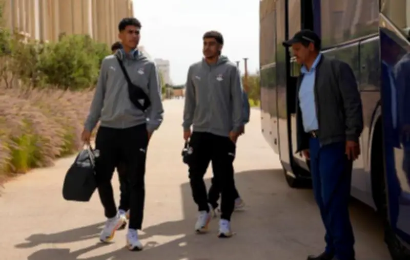 بعثة منتخب الناشئين تصل المغرب للمشاركة في كأس أمم أفريقيا