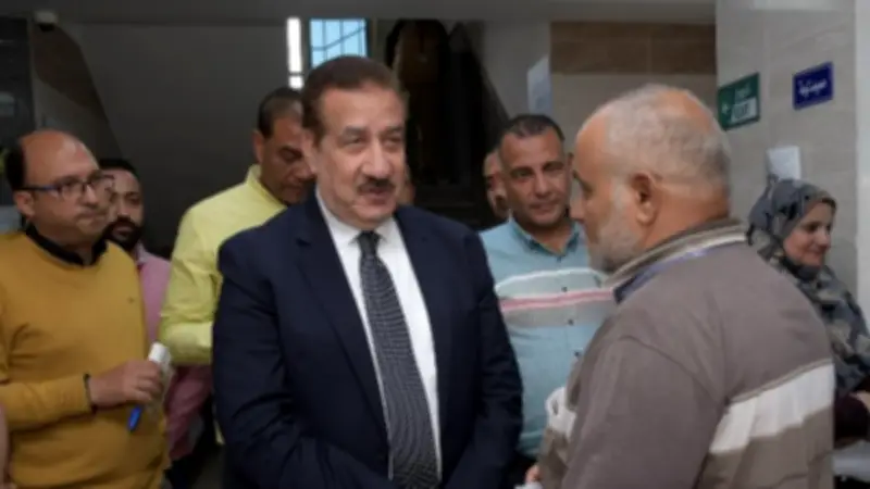 جولة مفاجئة لمحافظ بورسعيد بوحدة طب أسرة علي بن أبي طالب