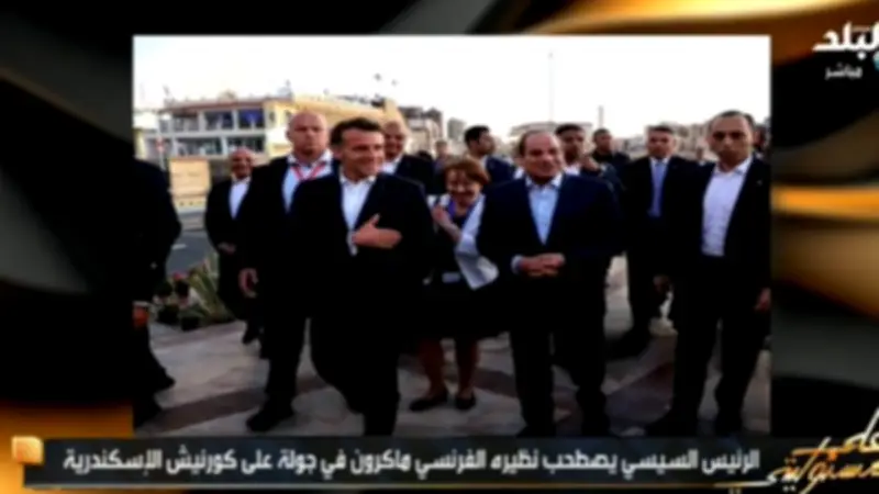 أحمد موسى: جولة السيسي وماكرون في الإسكندرية رسالة أمن وأمان