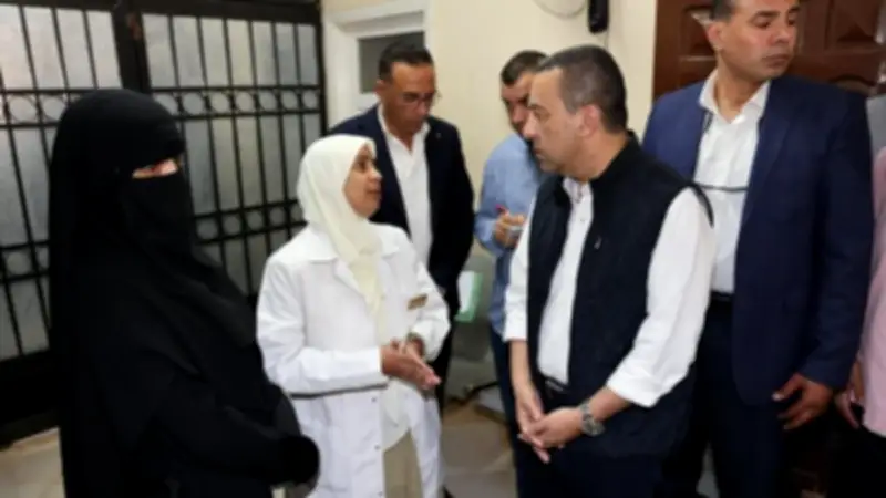 محافظ المنوفية يتفقد مستشفى الشهداء الجديدة ويوجه بتسريع التنفيذ