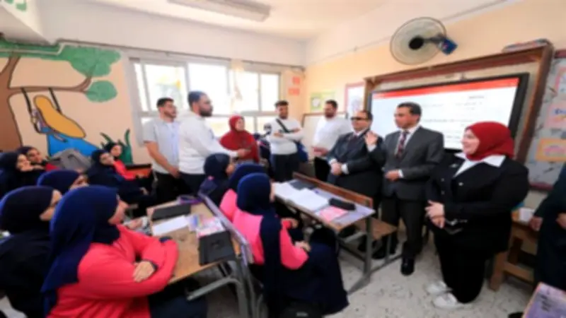 جامعة كفر الشيخ تطلق أولى القوافل التوعوية المدرسية ضمن مبادرة أنا متعلم مدى الحياة