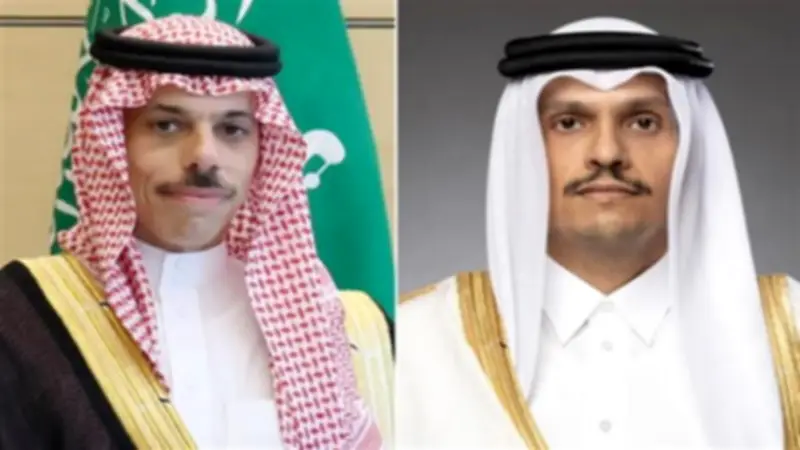 وزيرا خارجية قطر والسعودية يبحثان جهود خفض التصعيد لتعزيز أمن المنطقة