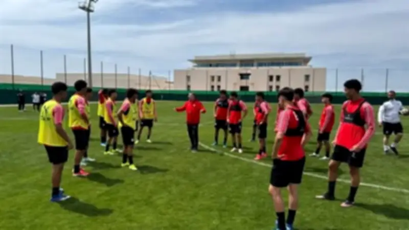 منتخب الناشئين يواصل تدريباته استعداداً لمواجهة إثيوبيا في كأس أمم أفريقيا