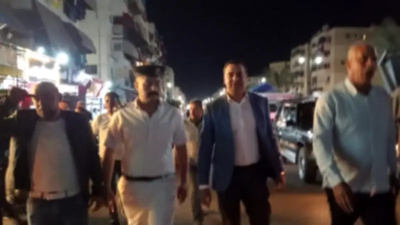 حملة ليلية لإزالة الإشغالات والتعديات ببورسعيد بحي الضواحي