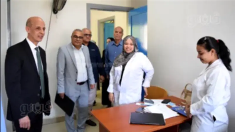 رئيس جامعة بني سويف يتفقد وحدات الحقن المجهري والرنين المغناطيسي بالمركز الطبي