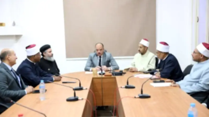 نائب محافظ الوادي الجديد يبحث تفعيل بيت العائلة المصرية