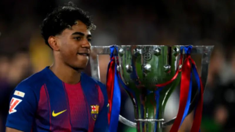 لامين يامال يقطع وعدا ناريا لجماهير برشلونة بالتتويج بدوري الأبطال