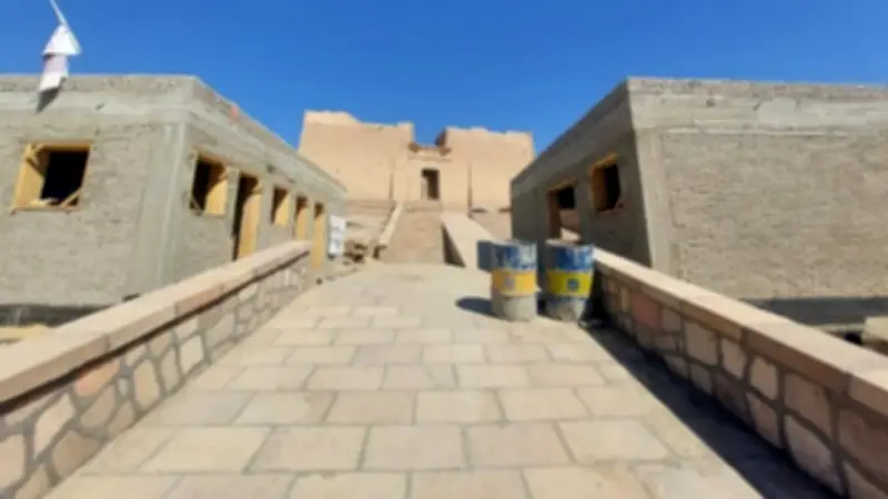 إيقاف بناء المنشآت الخدمية بمحيط معبد كلابشة بأمر وزير السياحة