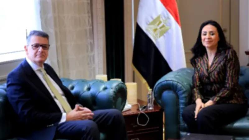 وزيرة التضامن تلتقي رئيس لجنة حقوق الإنسان لتعزيز التعاون