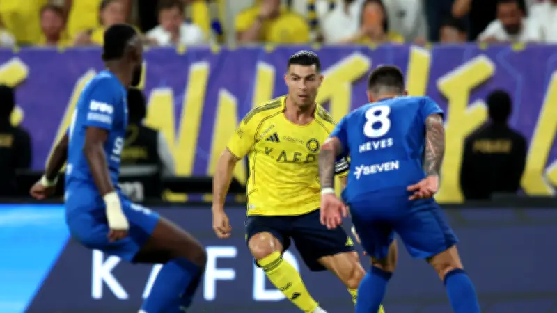 رودريجو يشاهد ديربي الرياض بين النصر والهلال