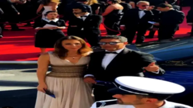 آسر ياسين وزوجته كنزي عبدالله يتألقان في افتتاح مهرجان كان السينمائي