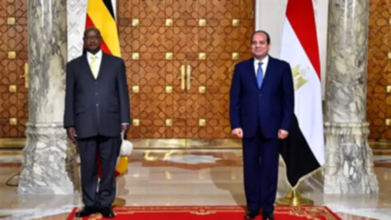 بيان مشترك بين مصر وأوغندا في ختام زيارة السيسي لعنتيبي