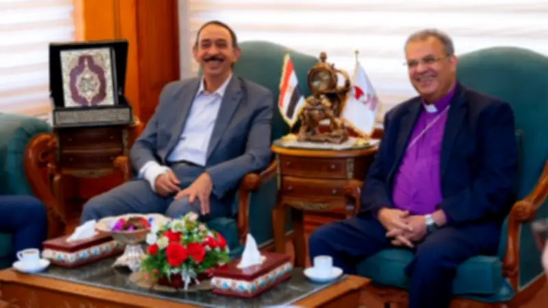 رئيس الطائفة الإنجيلية يلتقي محافظ سوهاج في مستهل جولته بالصعيد